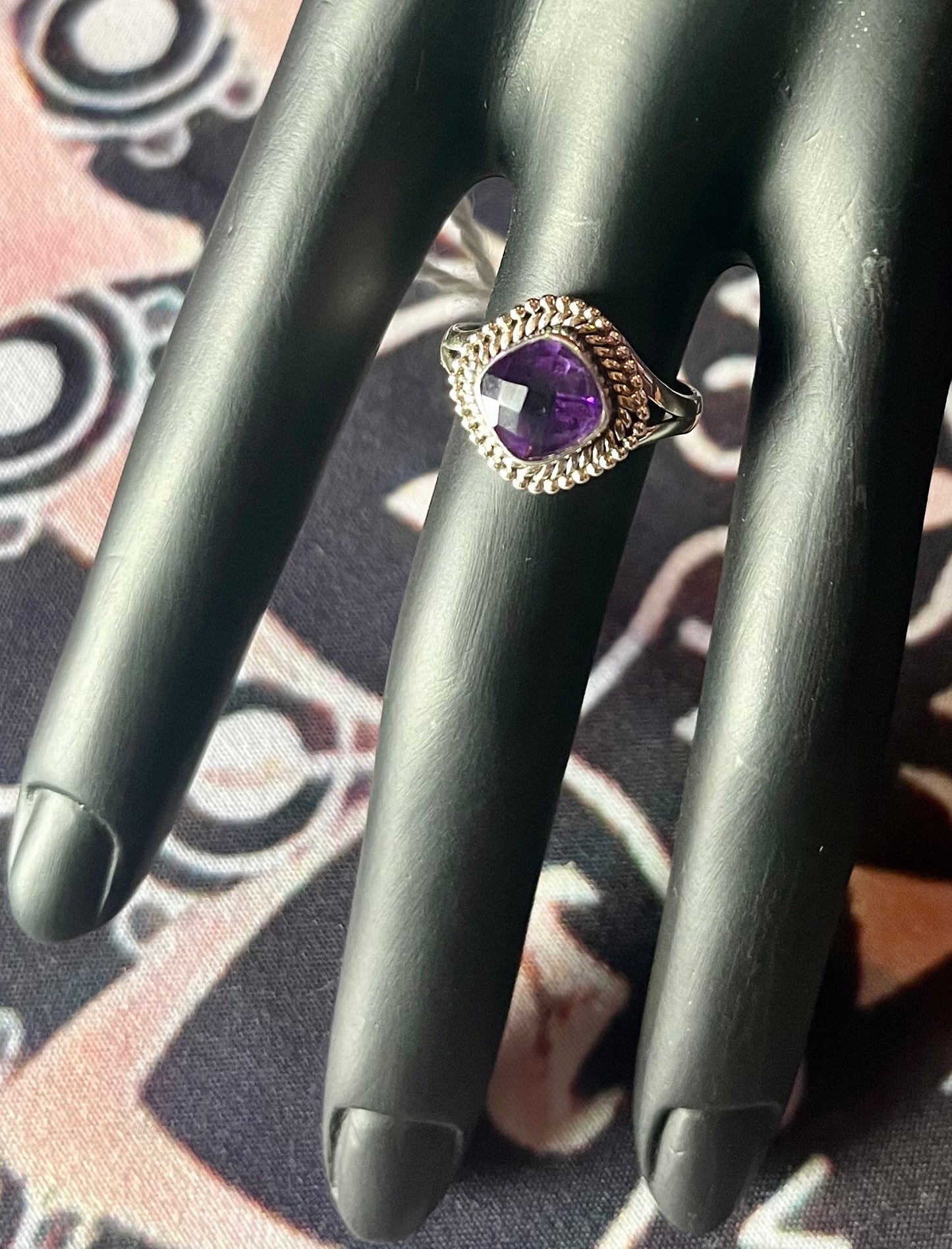 Amethyst Ring Square