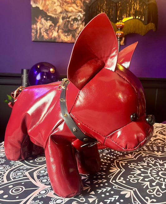 Bulldog Shape Crossbody Purse