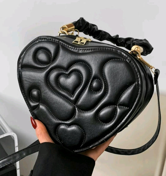 Black Heart Purse