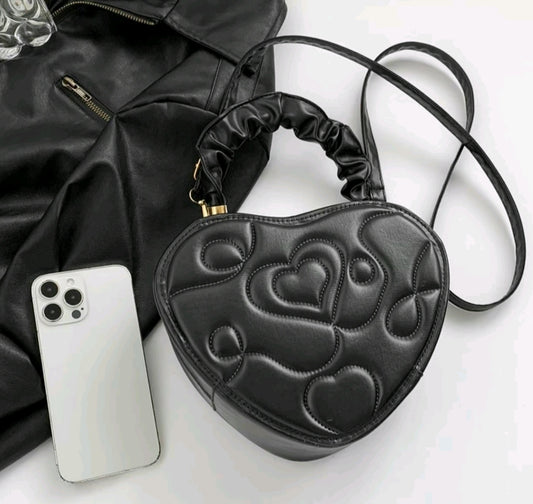 Black Heart Purse