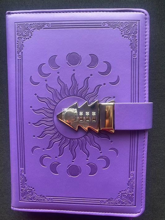 Faux Leather Journal Combination Lock