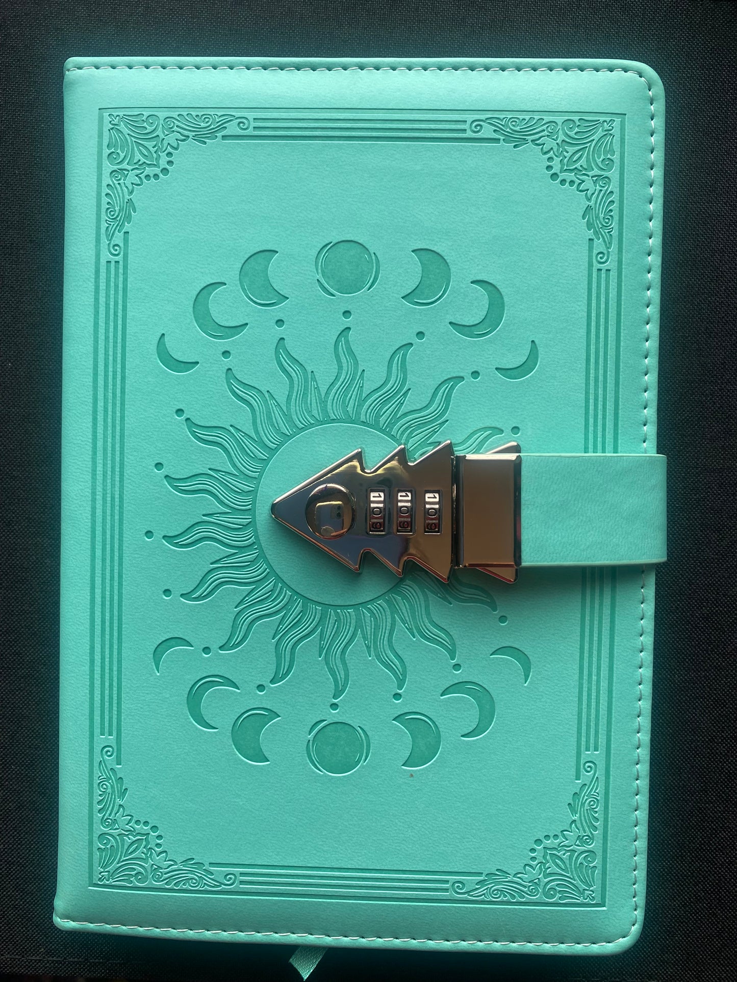 Faux Leather Journal Combination Lock