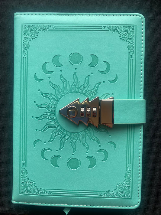 Faux Leather Journal Combination Lock