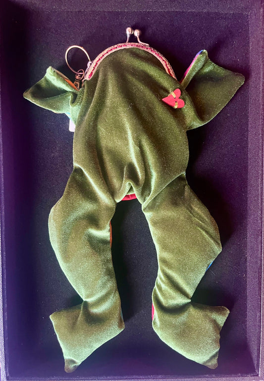 Rainbow Back/Green Belly Toad Coin Purse