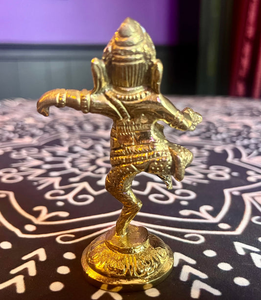 Dancing Ganesh Solid Brass