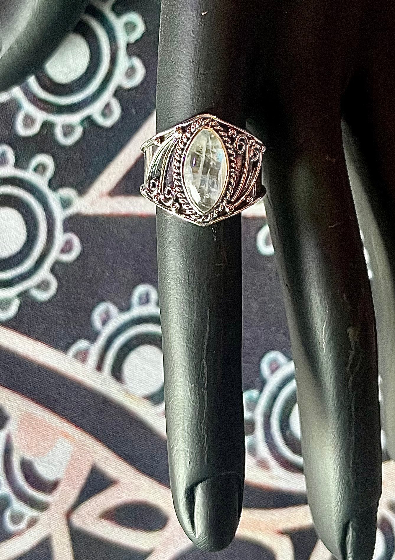 Moonstone Bohemian Ring