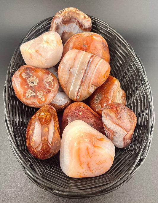 Carnelian Palm Stones