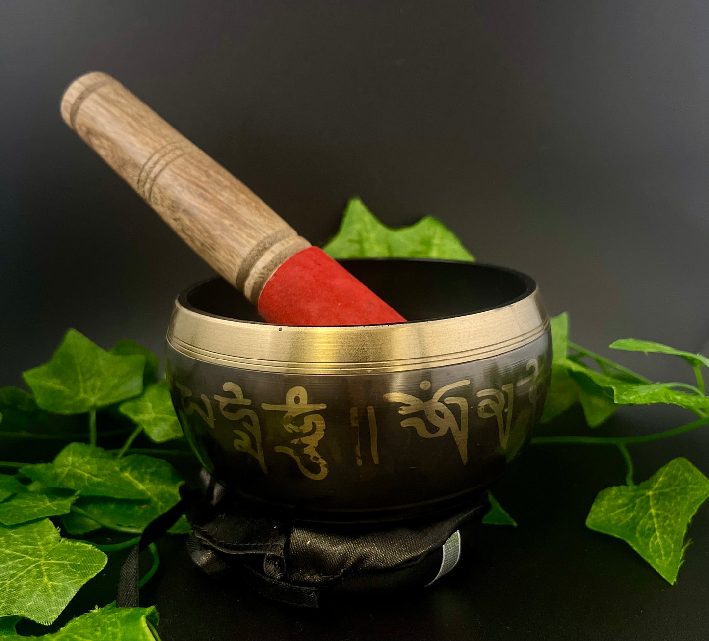 Tibetan Singing Bowl 4" With Cushion And Striker