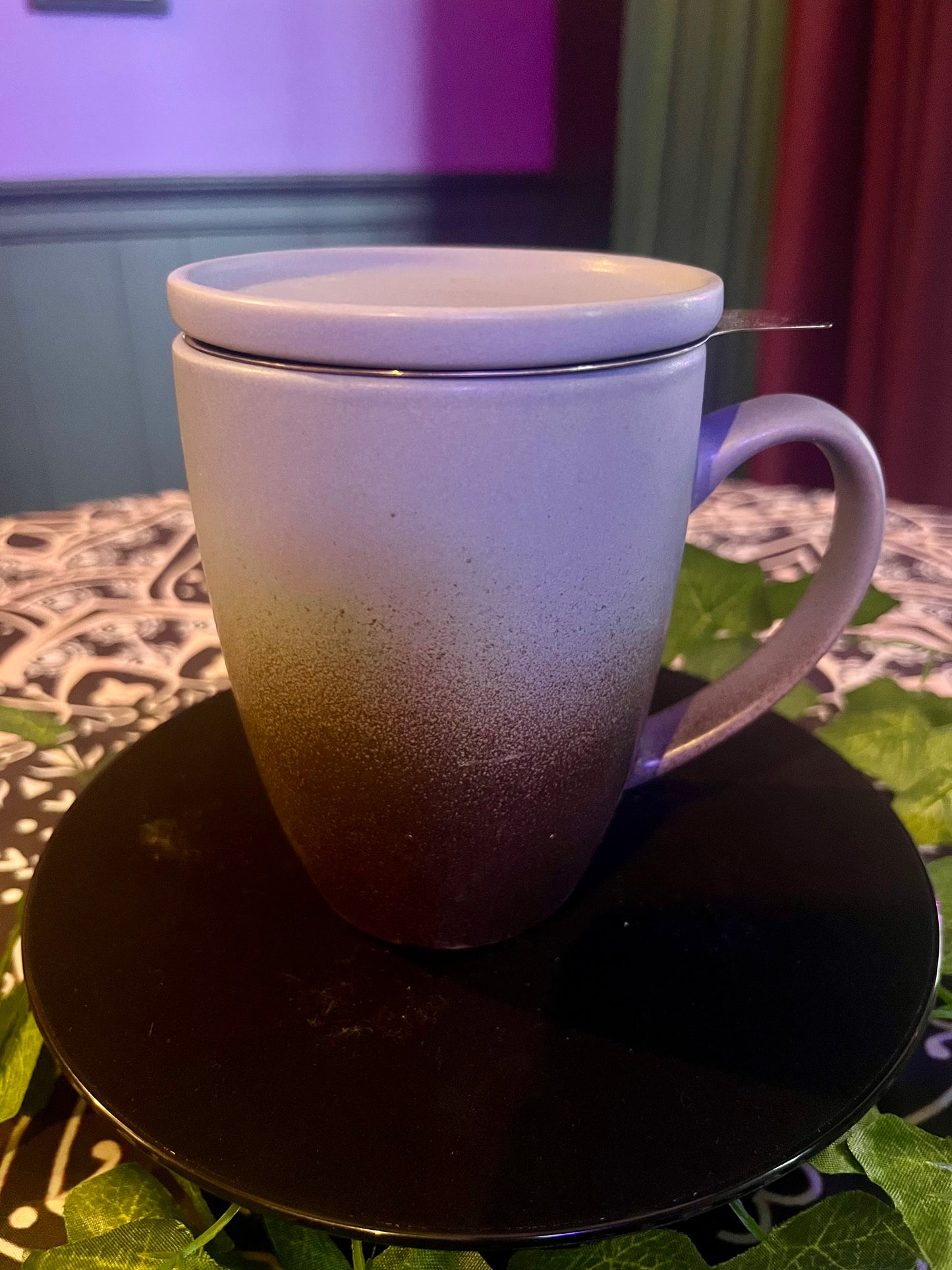 Bosmarlin Ceramic Teacup w/Infuser
