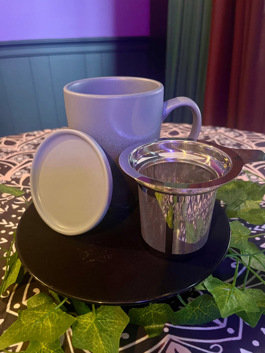 Bosmarlin Ceramic Teacup w/Infuser