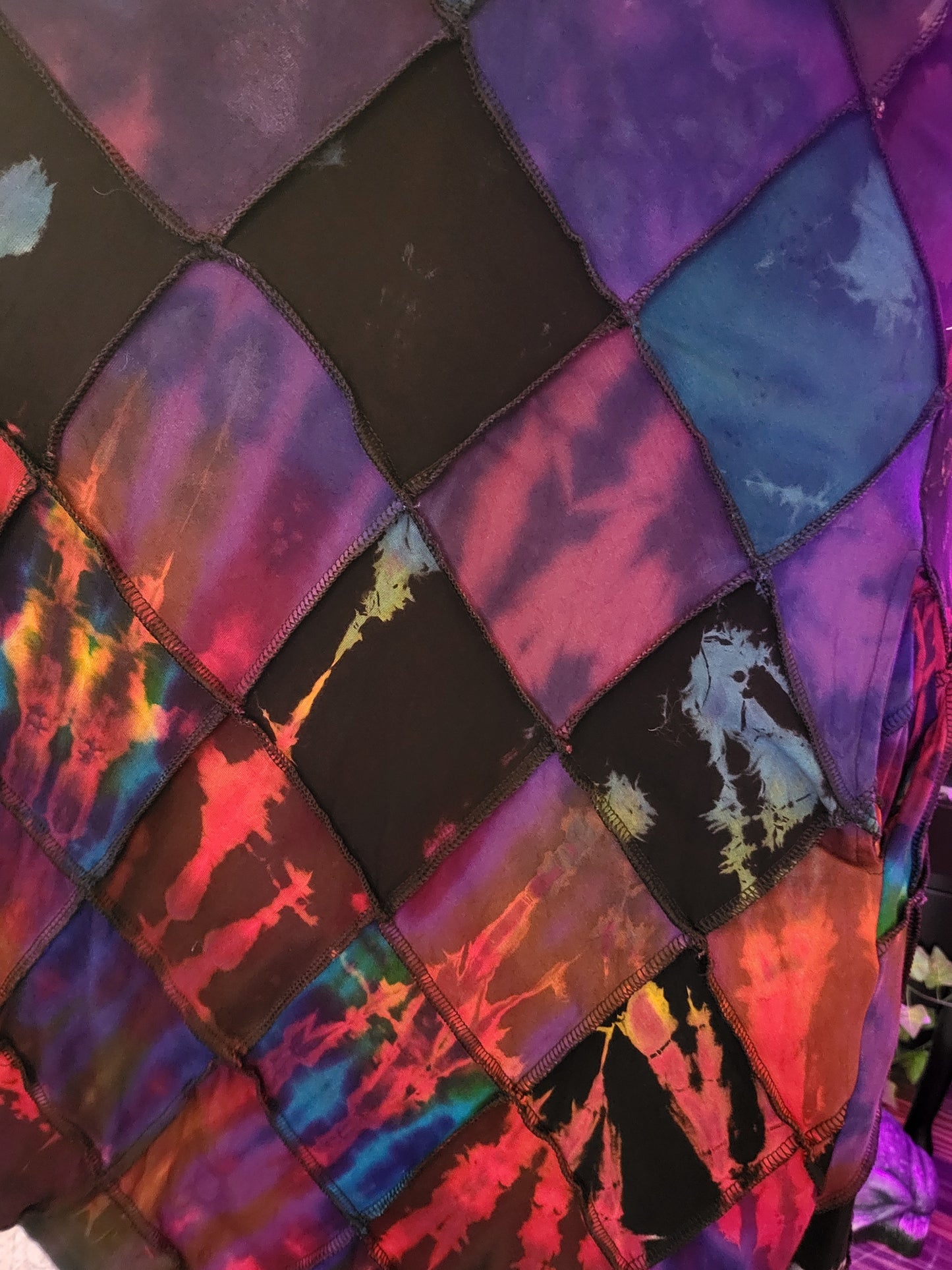 Full-Length Patchwork Duster Vest