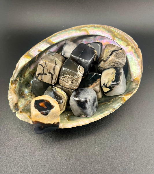 Volcano Agate Cubes