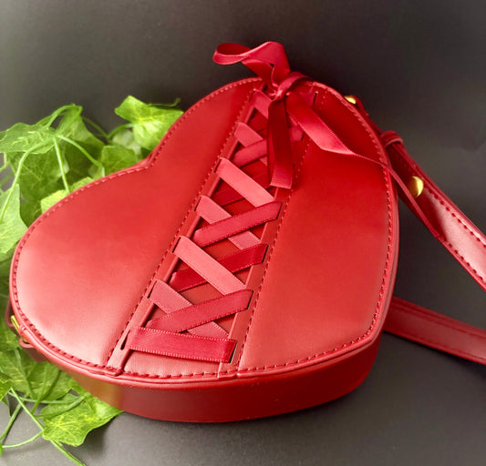 Heart Design with Red Ribbon accent
