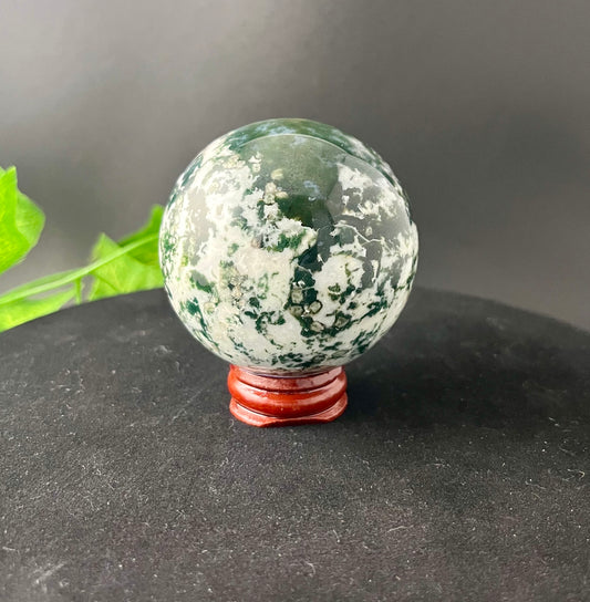 Moss Agate Sphere