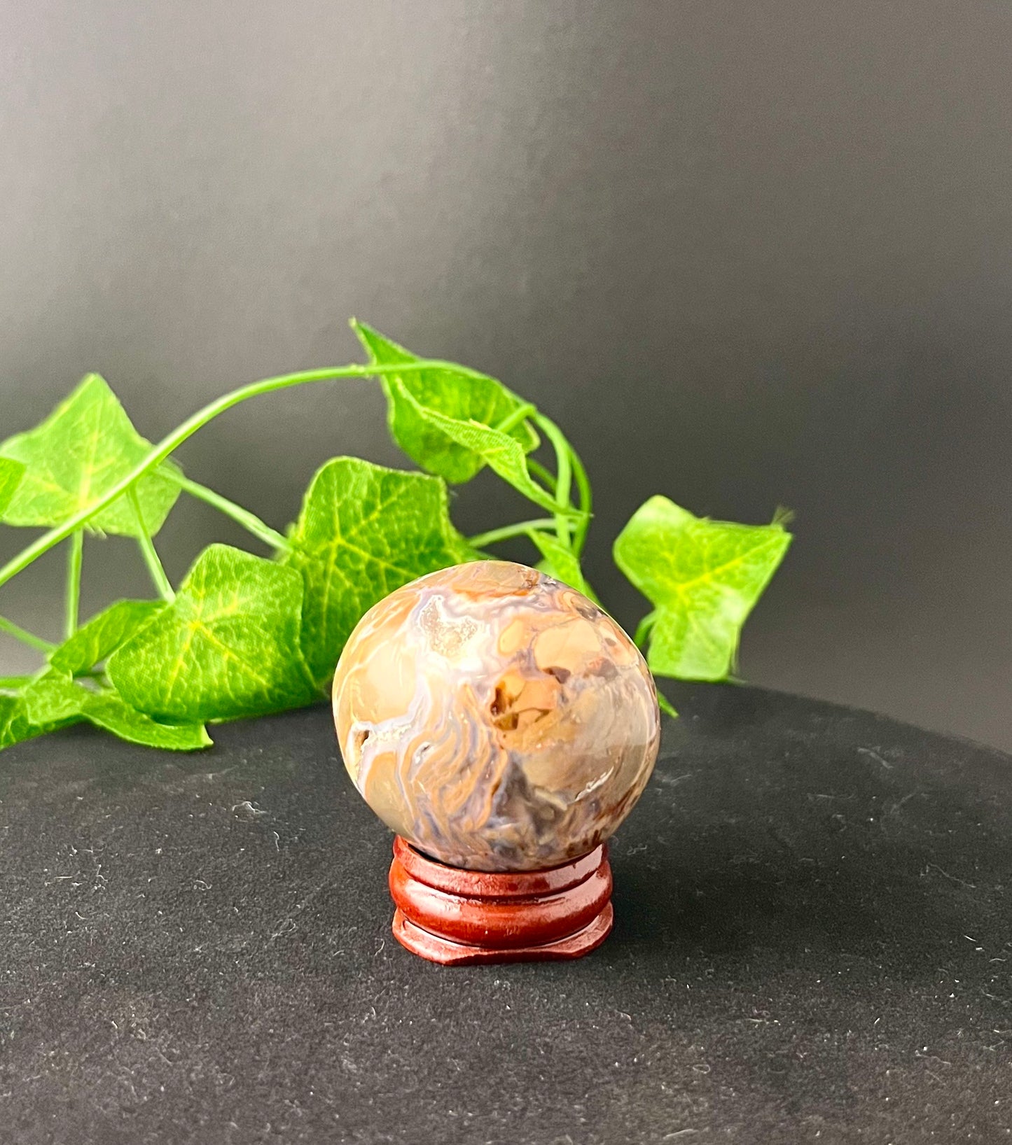 Agate Druzy Egg