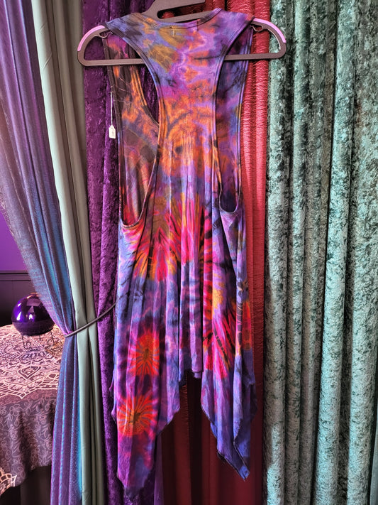 Tye Dye Racerback Dress with Pockets