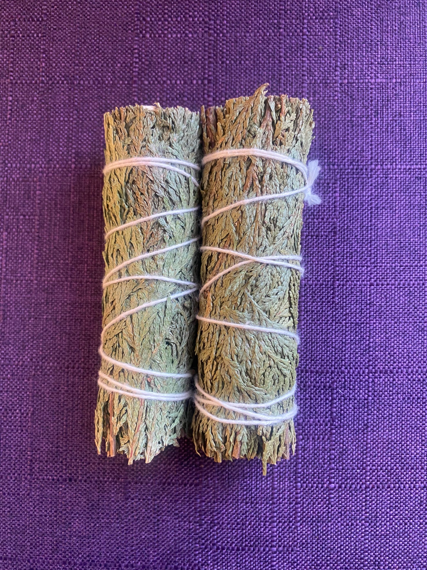 Cedar Smudge Sage Wand 4"