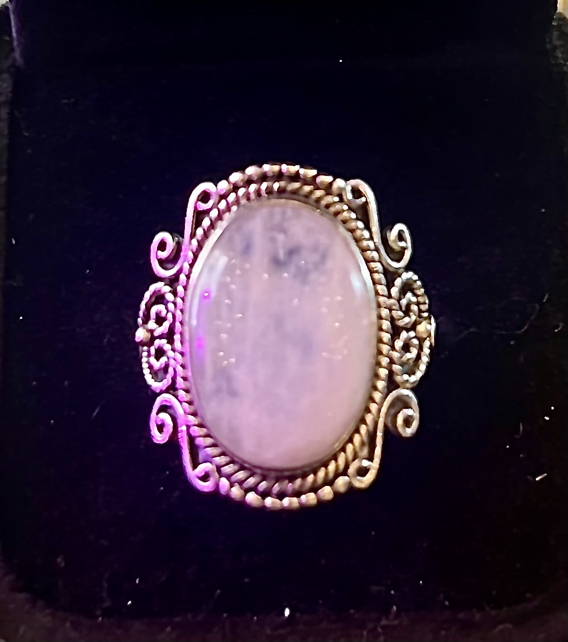 Rainbow Moon Stone Lg Oval