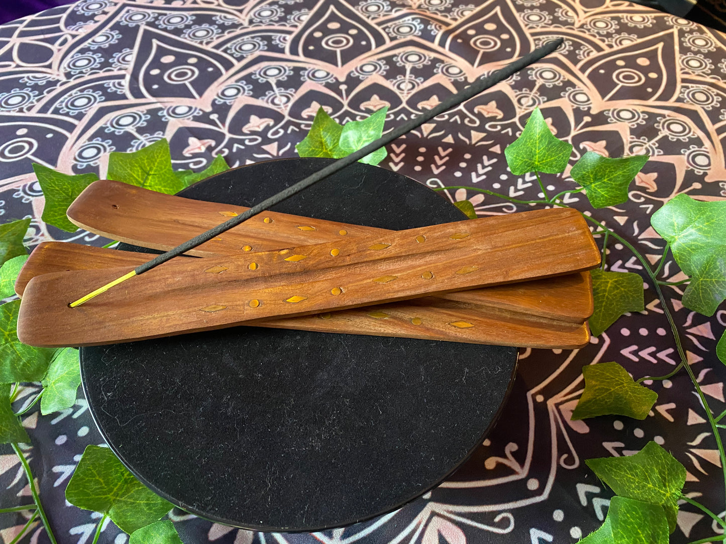 Wooden Incense Holder