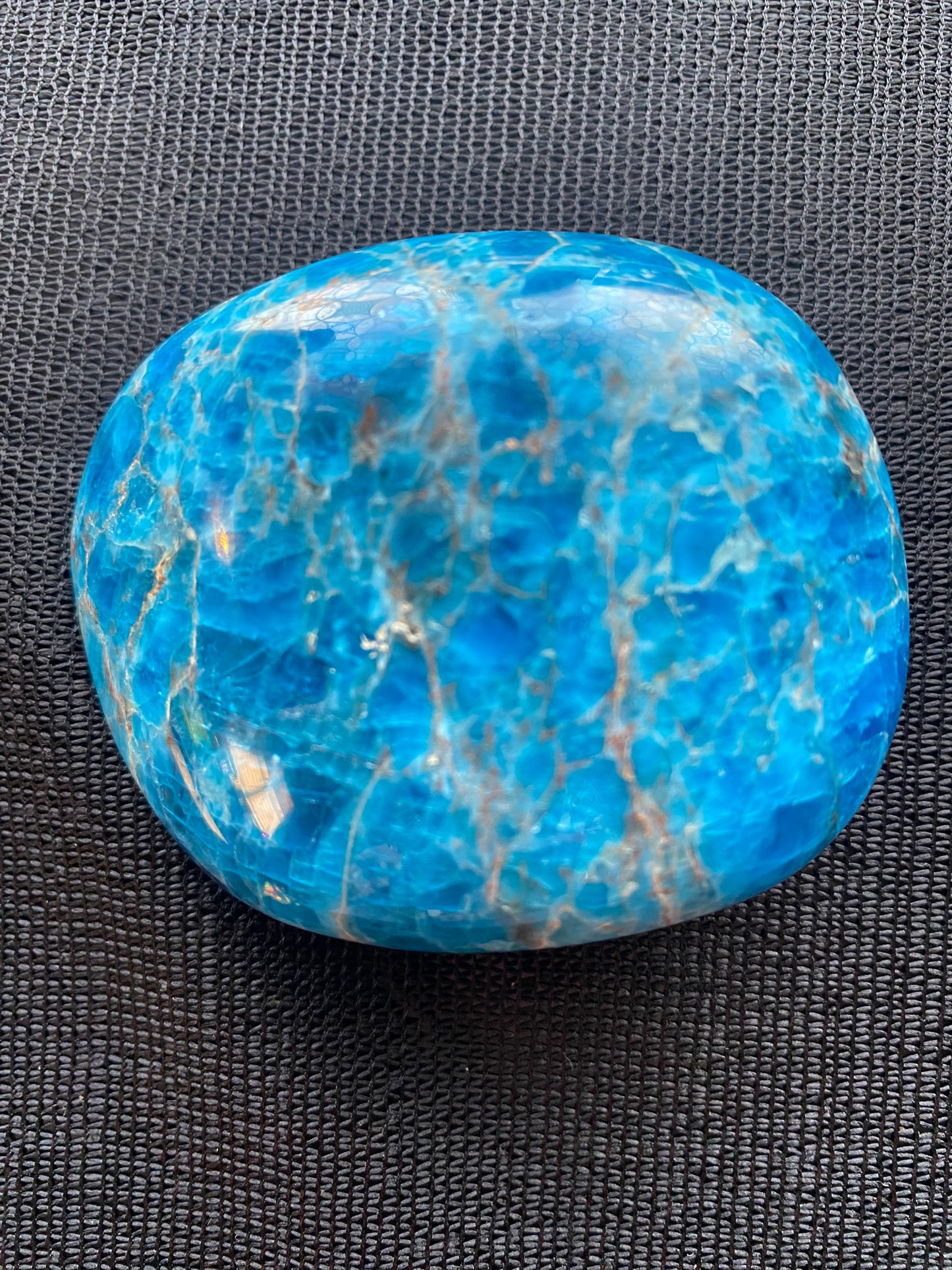 Blue Apatite Palm Stone