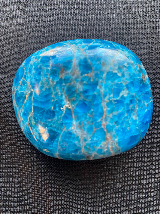 Blue Apatite Palm Stone