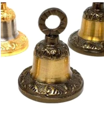 Carved Metal Bell (small)