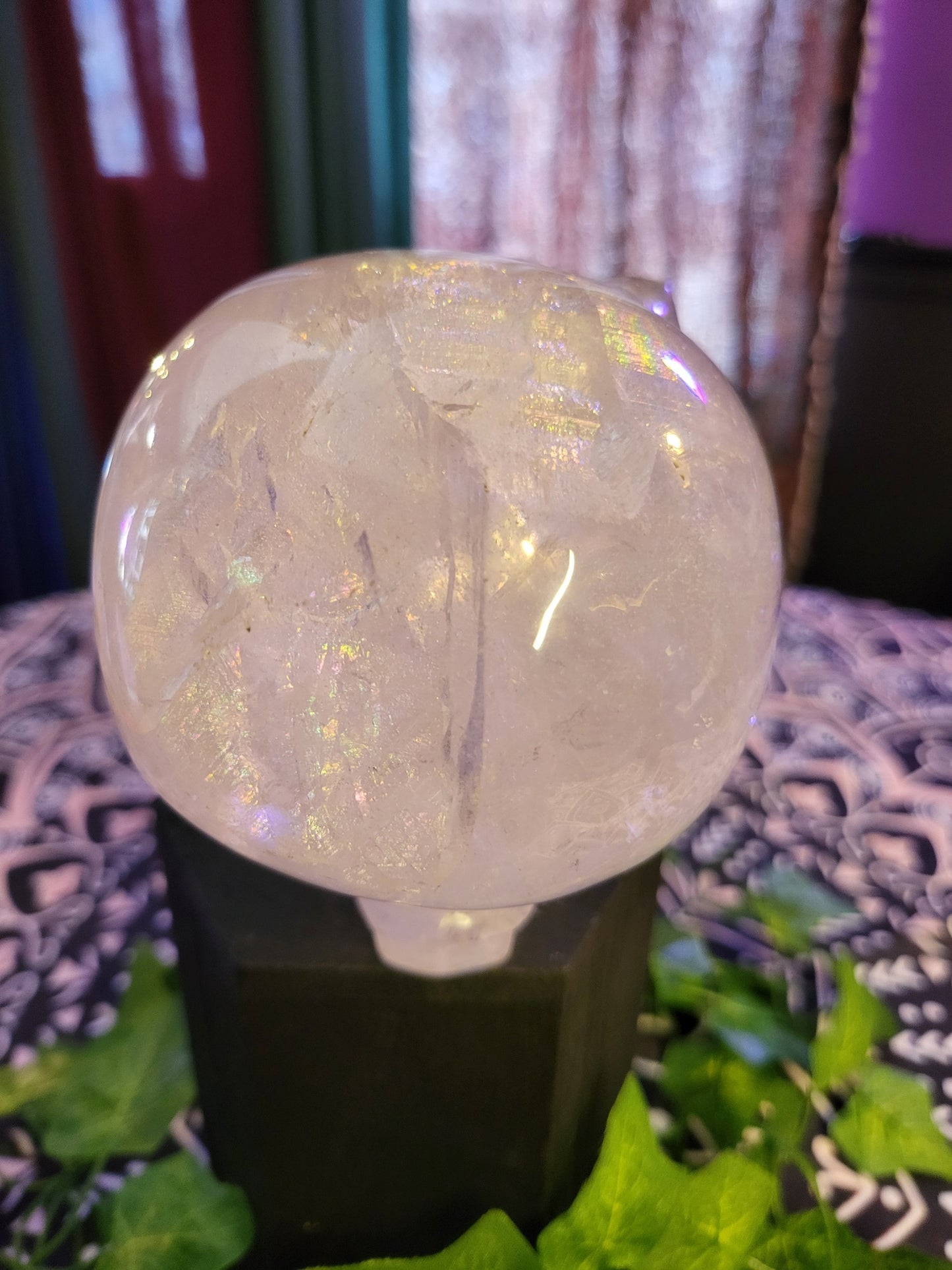 Clear Quartz Alien Skull