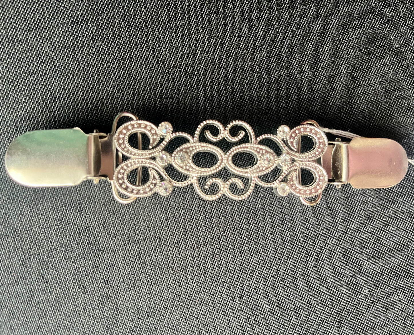 Cloak/Sweater Clasp - Oblong Rhinestone