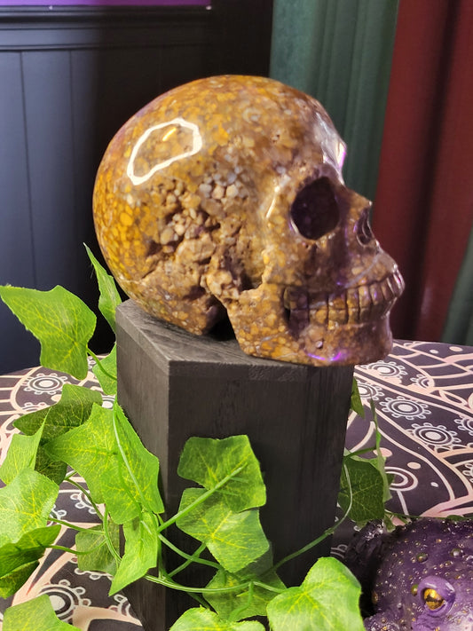 Coffee Opal Skull