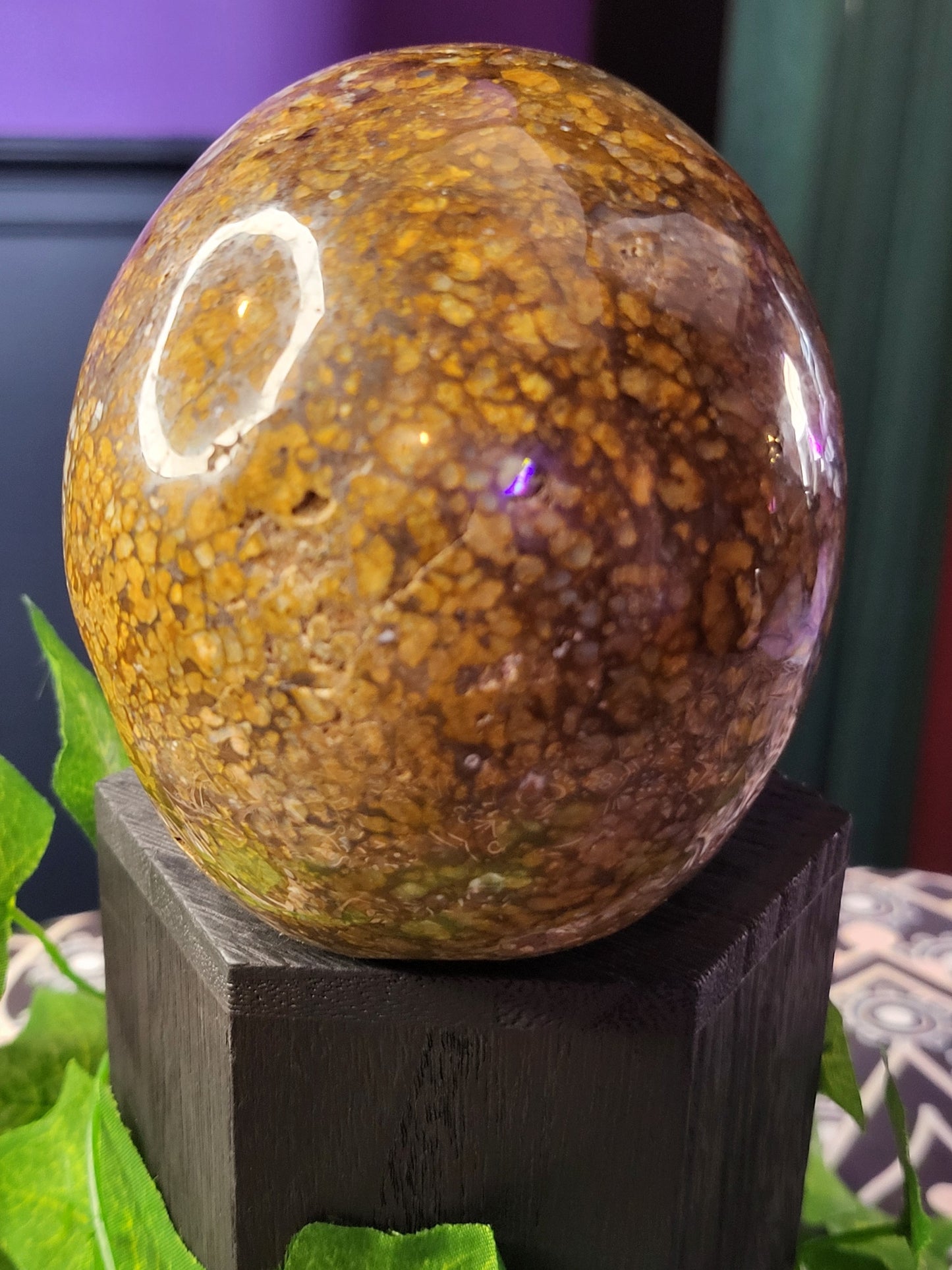 Coffee Opal Skull