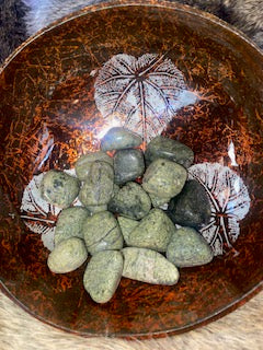 Green Lace Agate Tumbles