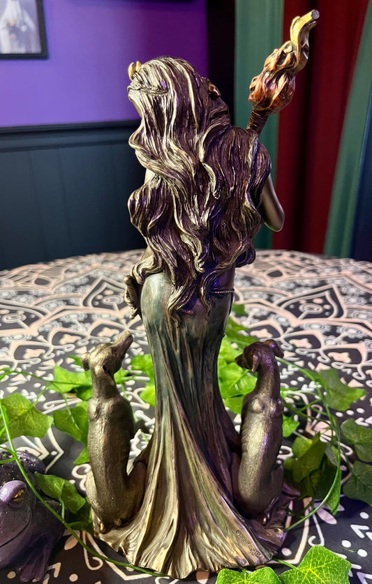 Hecate w/Hounds Statue