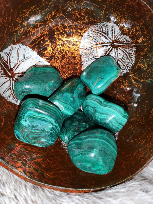 Malachite Tumble - Large