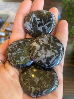 Merlinite Palm Stone