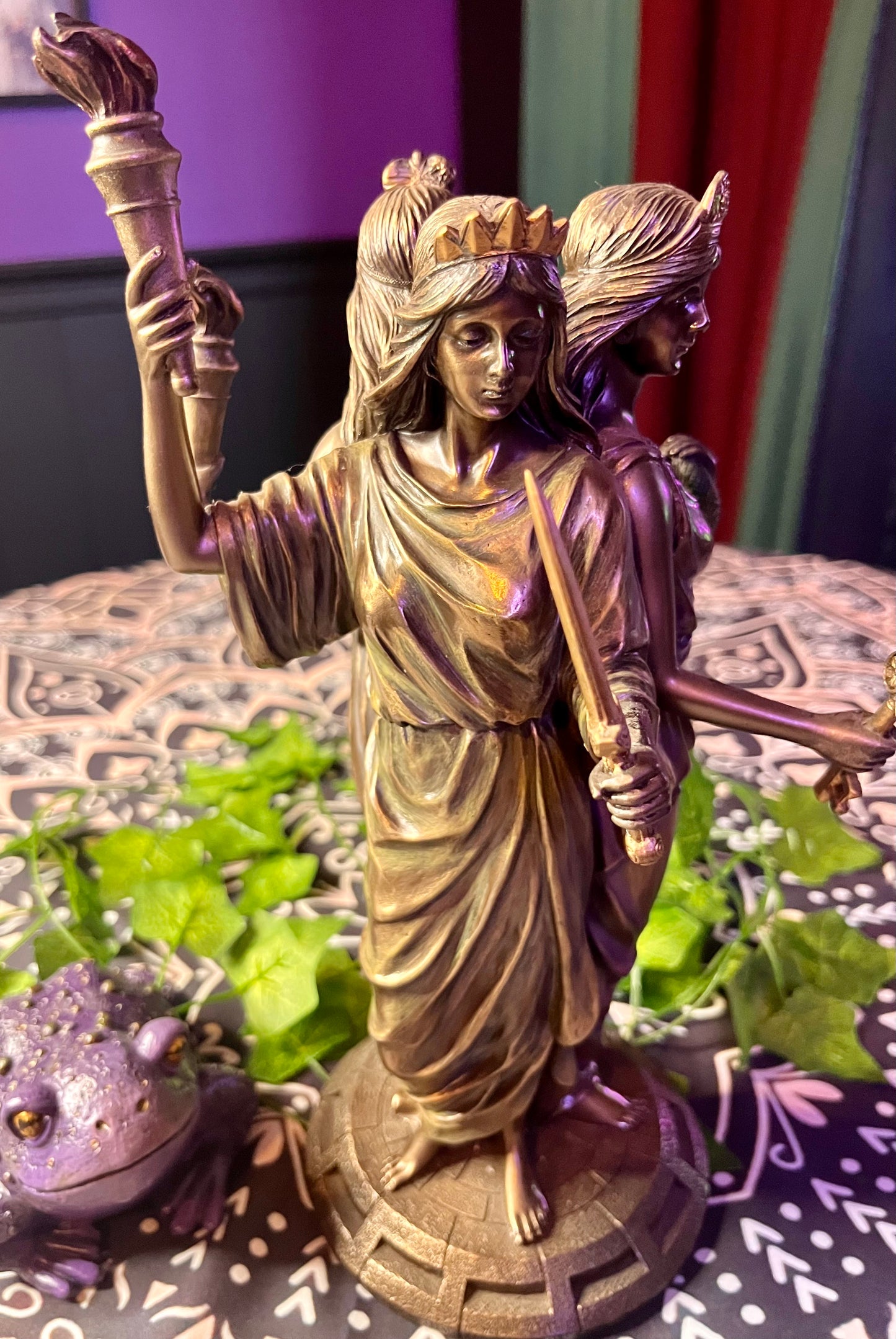 Mother Maiden Crone Statue