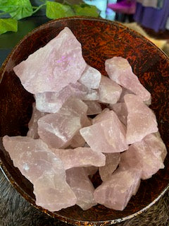 Raw Rose Quartz - Small