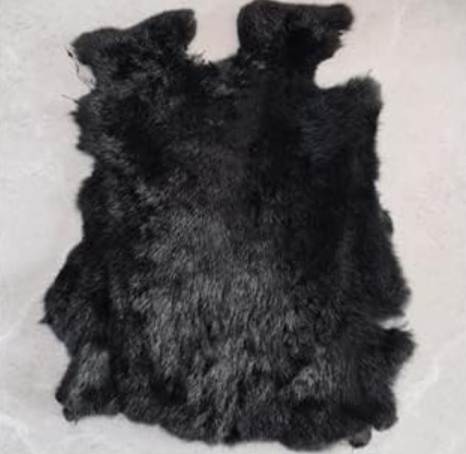 Rabbit Hide/Fur 10" X 14"