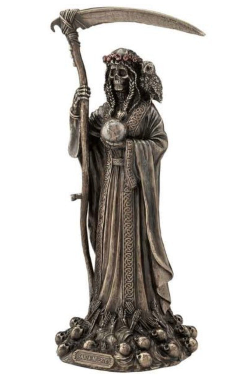 Santa Muerte Bronze Statue