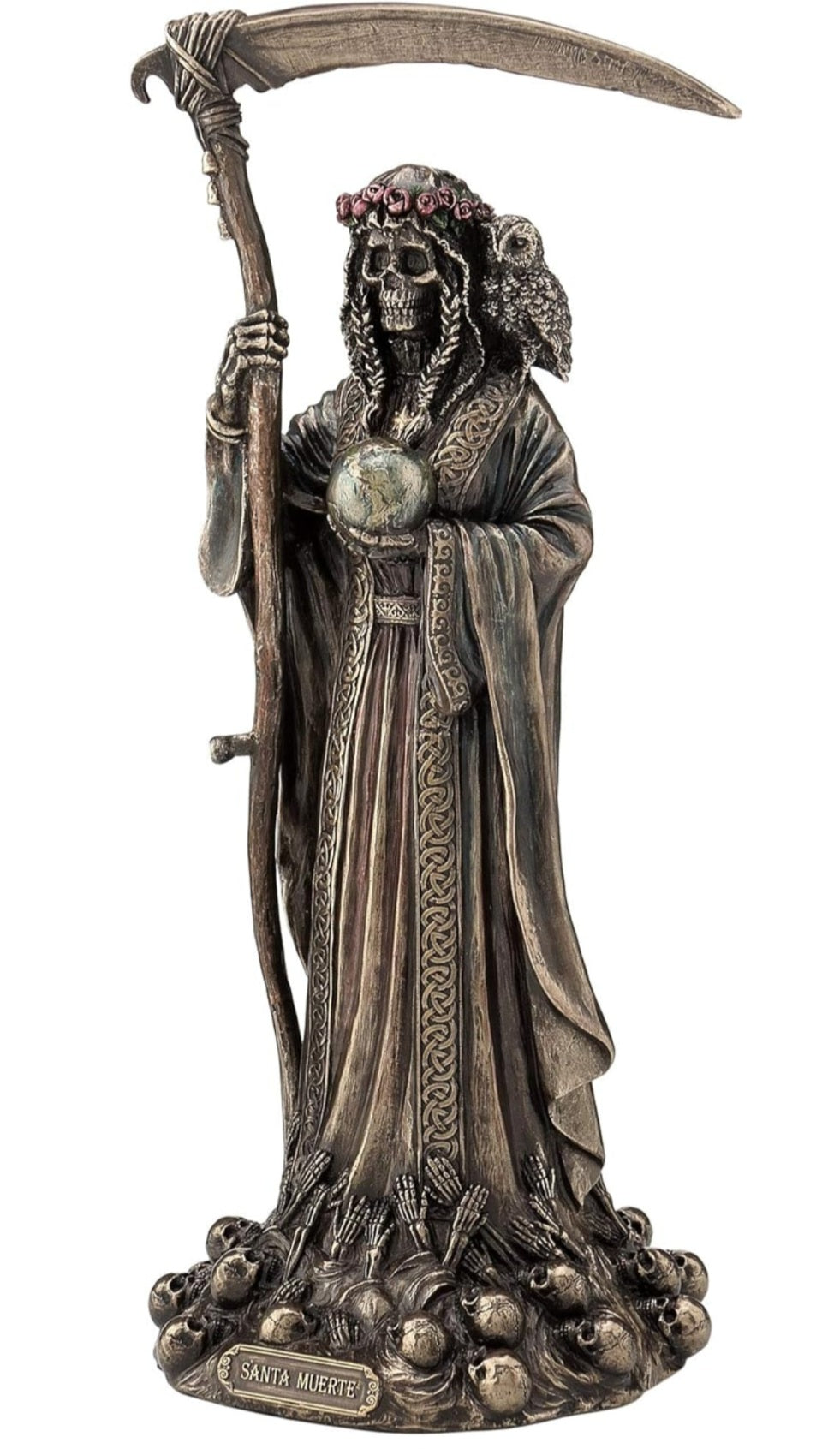 Santa Muerte Bronze Statue