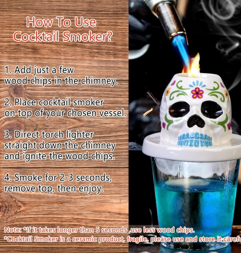 Skull Cocktail Smoker