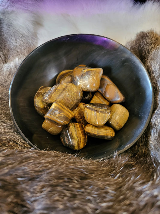 Tiger Eye Tumbles