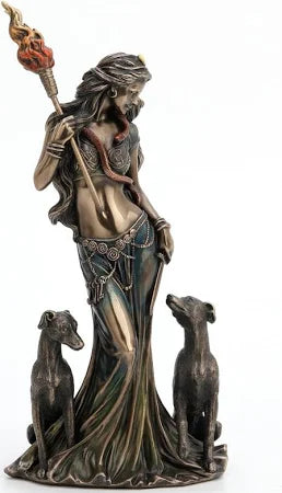 Hecate w/Hounds Statue
