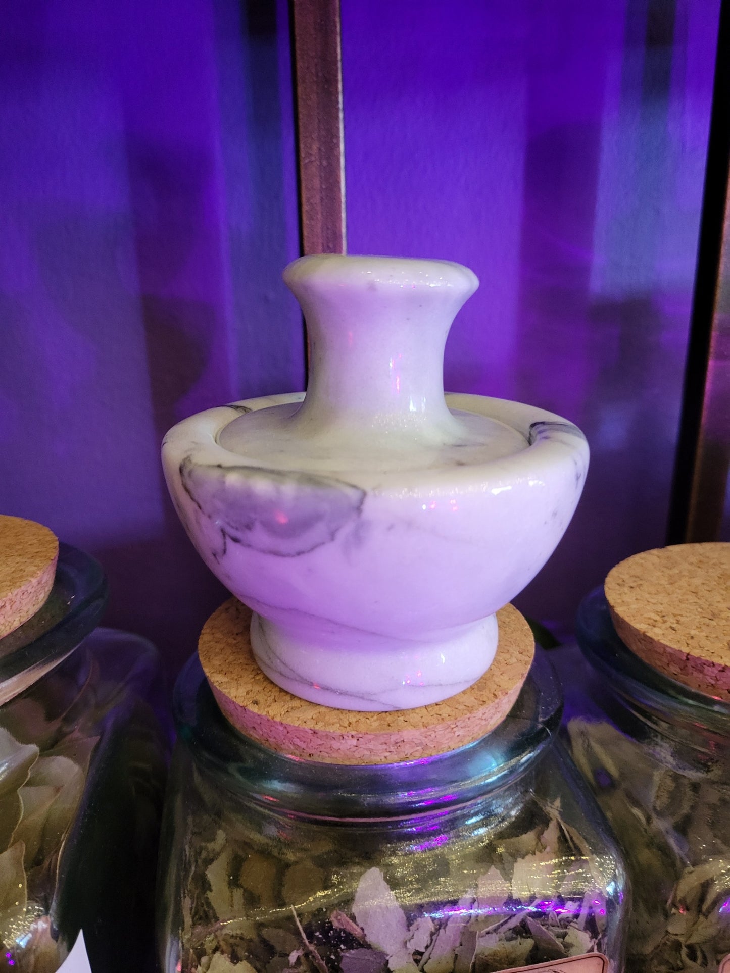 Marble Mortar Pestle