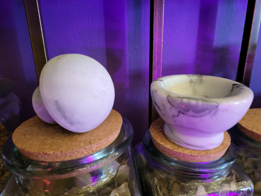Marble Mortar Pestle