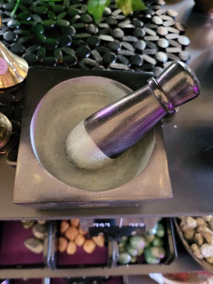Pentagram Mortar Pestle