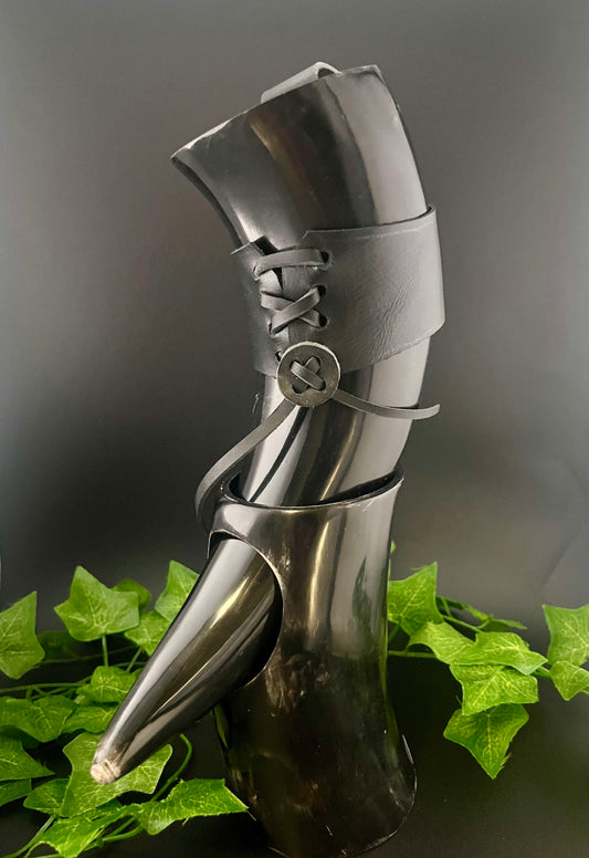Viking Horn Mug with Stand