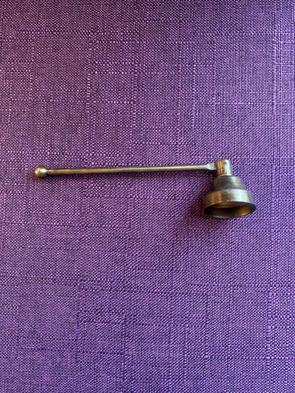 Rustic Antique Finish Swivel Metal Candle Snuffer 5"L