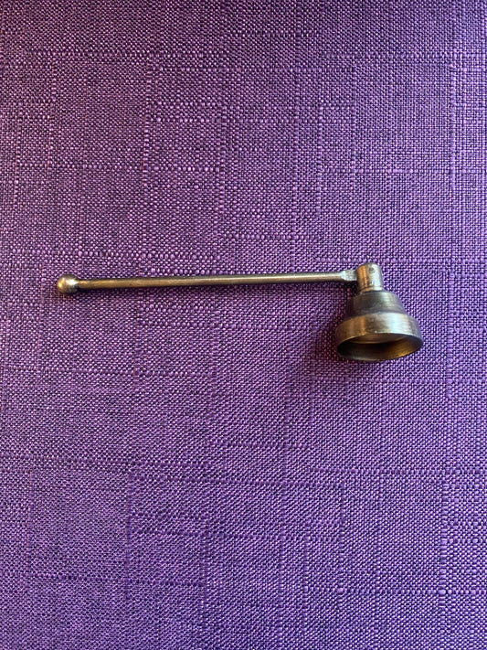 Rustic Antique Finish Swivel Metal Candle Snuffer 5"L