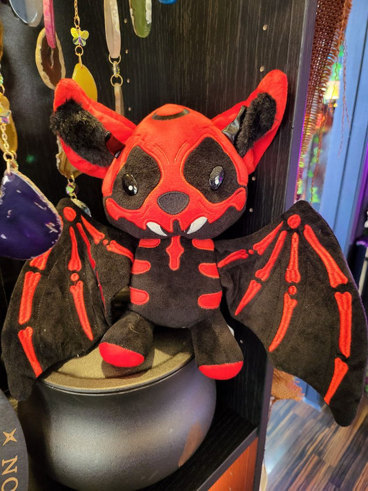 Black And Red Skeleton Bat