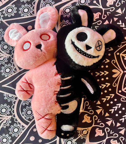 Pink And Black Zombie Bunnies